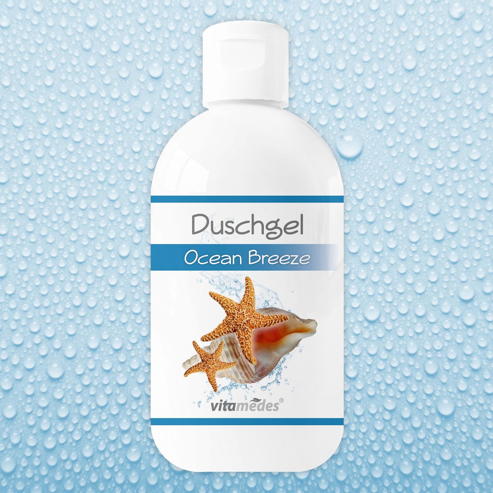 Гель для душу Ocean Breeze з великою мочалкою унісекс аптечна якість, фото №3