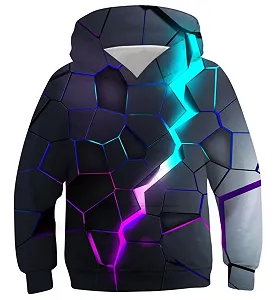 Худі Belovecol для хлопчиків та дівчаток, худі з 3D-принтом - Фото 1