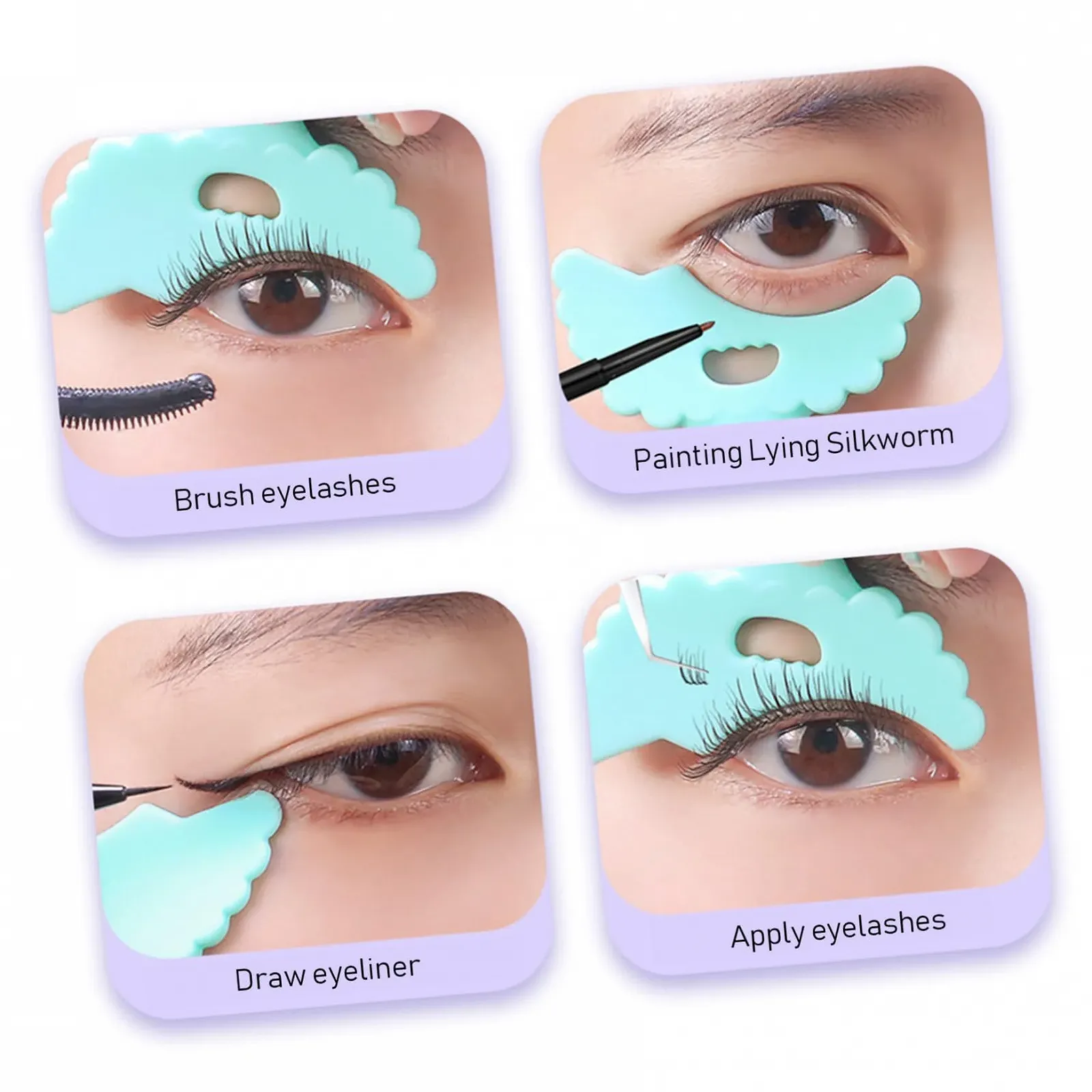 Трафарети для підводки очей Healvian, фото №7