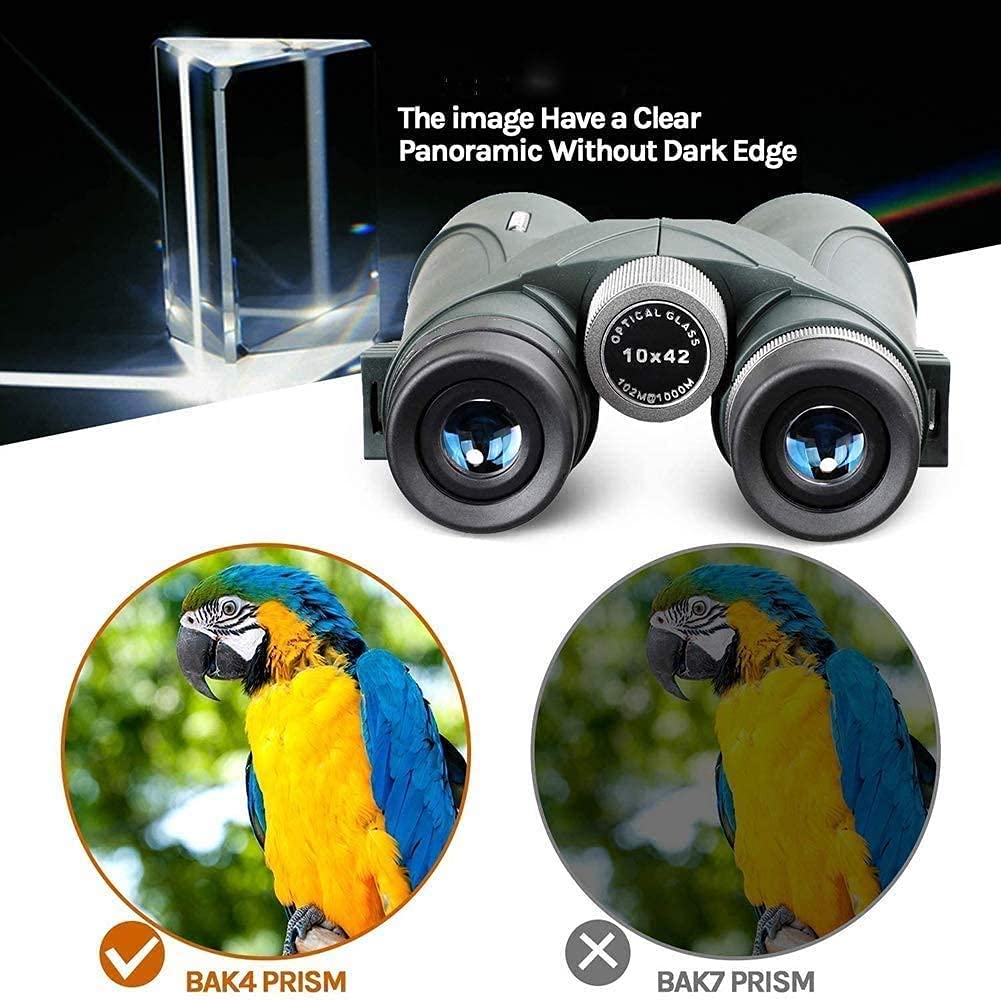 Бинокль Teleskop-Fernglas 10x42 HD FMC-Objektiv BAK4-Dach, фото №3