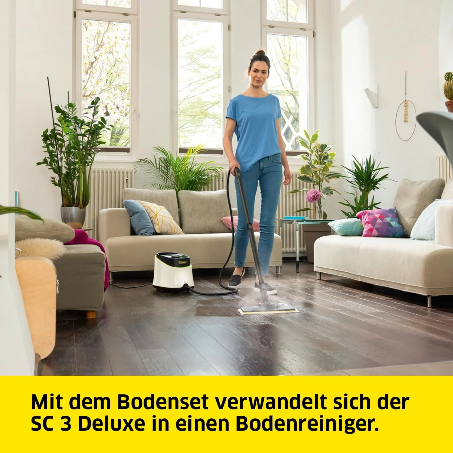 Пароочисник Kärcher SC 3 Deluxe, тиск пари: 3.5 бар, час нагріву: 30 с, потужність: 1,900 Вт, фото №5