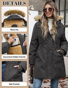 Женская зимняя парка Vijamiy Теплая synthetic.ua - Фото 1