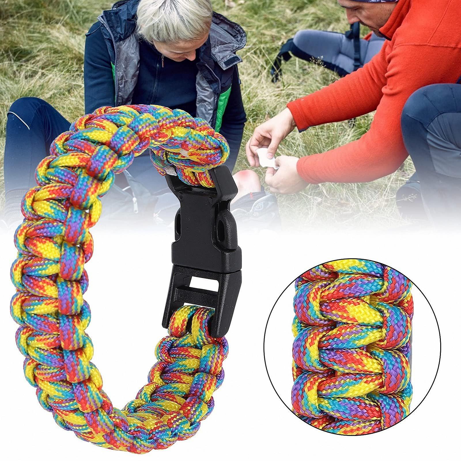 Браслет Paracord VGEBY Unisex Casual плетений з парашутним шнуром, пластик, фото №5