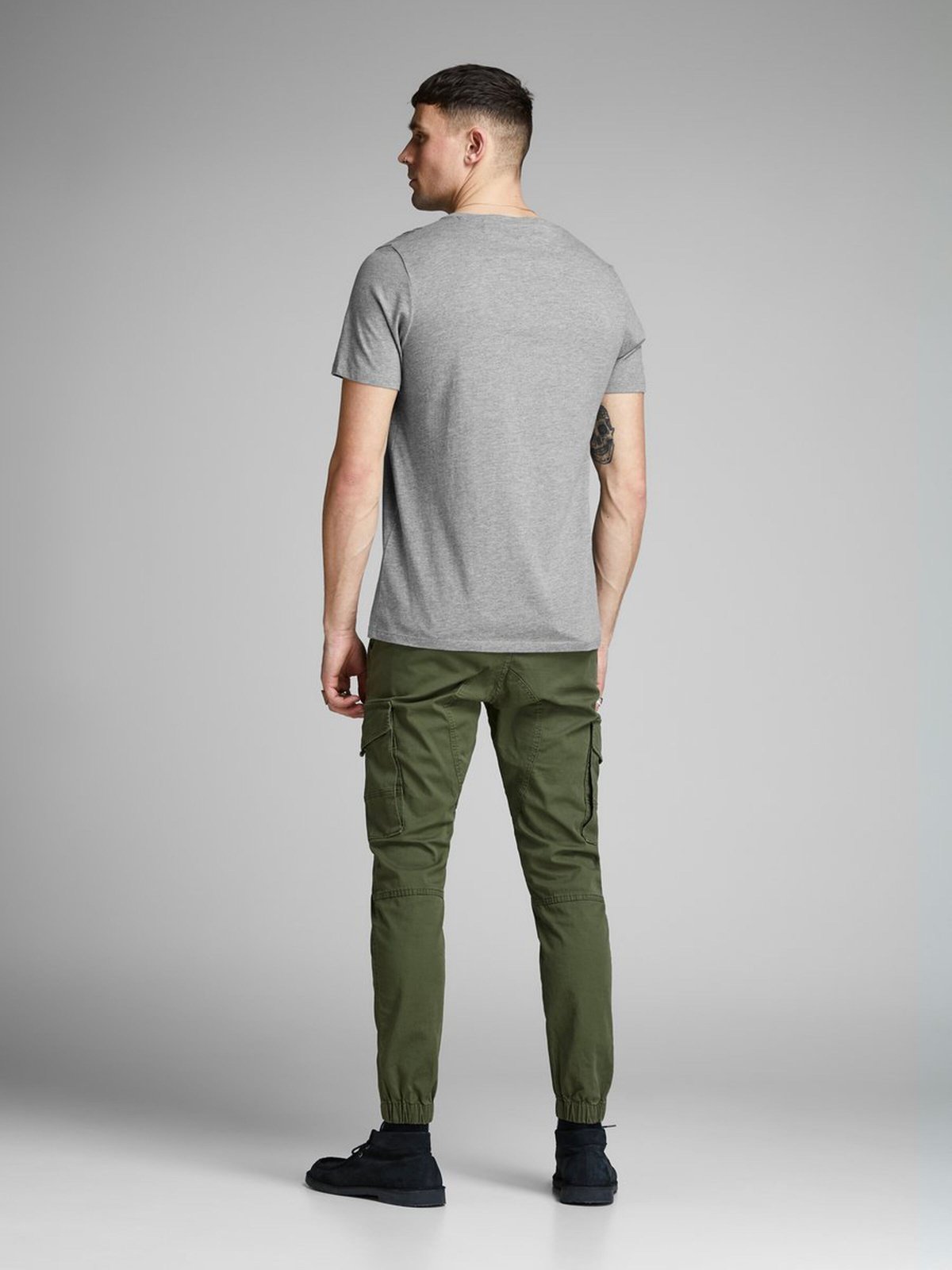 Футболка Jack&Jones 12137126 Light Серая S, фото №2