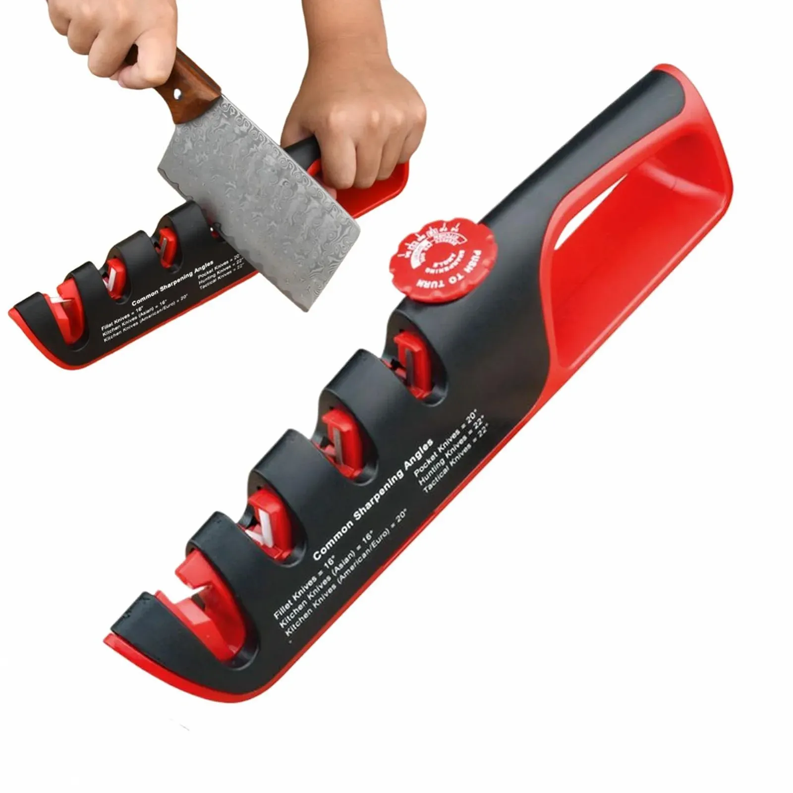 Точилка для ножей и ножниц 6 режимов регулируемая ручная профессиональная, фото №1