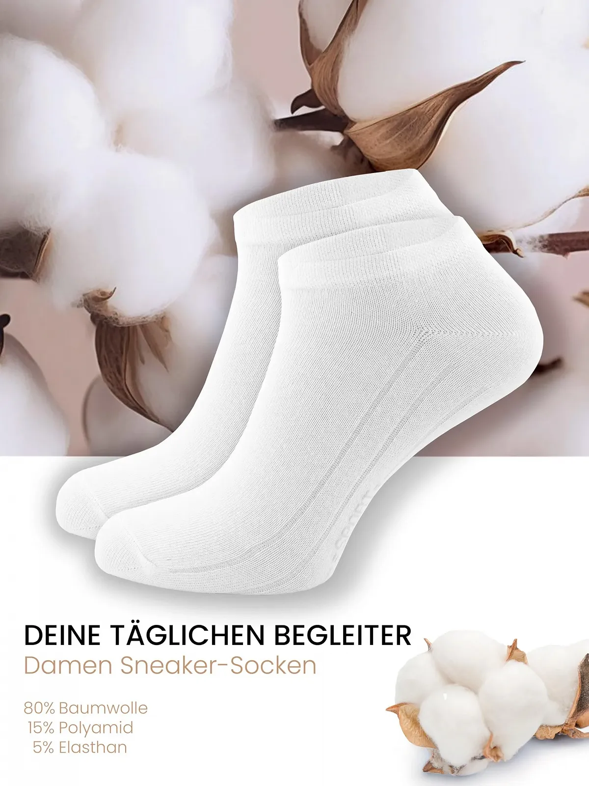 Шкарпетки спортивні Cotton Prime Trainer (10 пар) Жіночі, фото №4