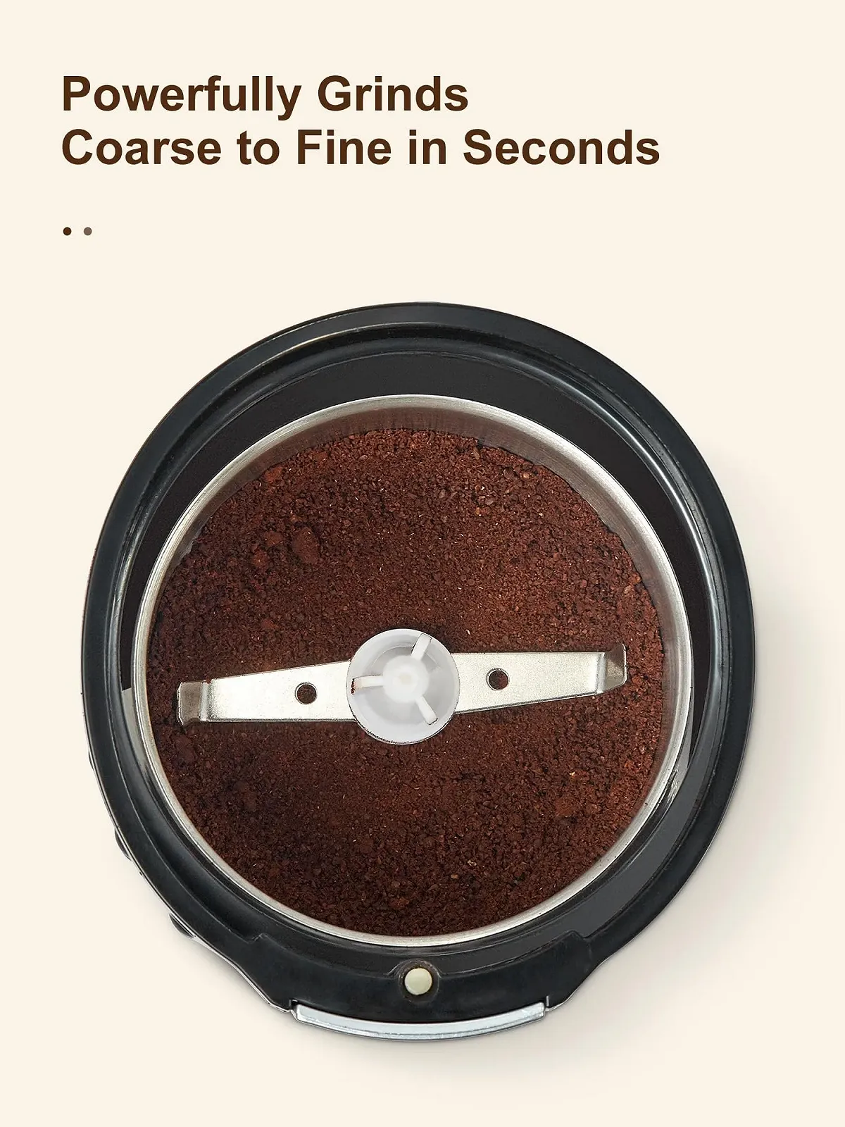 Кофемолка электрическая Reemix 100 г, Лезвие из нержавеющей стали, Черный, фото №5 Кофемолка электрическая Reemix 100 г, Лезвие из нержавеющей стали, Черный, фото №5