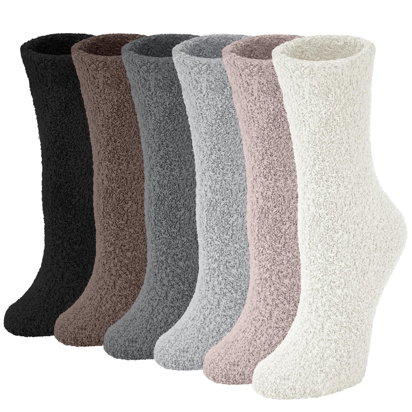 Пухнасті шкарпетки Кораловий фліс 6 пар, фото №3