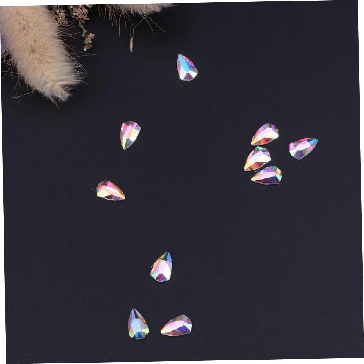 Украшение для ногтей Healvian, блестящий кристалл, набор 10 штук, фото №3