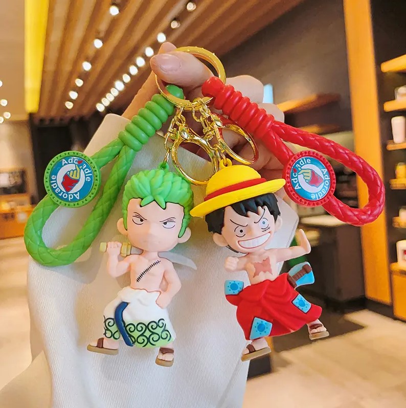 Ван Піс One piece Великий куш Зоро Ророноа Zoro Roronoa пірат брелок фігурка для ключів, фото №3
