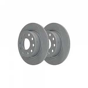 Тормозной диск ATE PowerDisc 24.0310-0277.1 для SEAT SKODA VAG задняя ось synthetic.ua - Фото 1