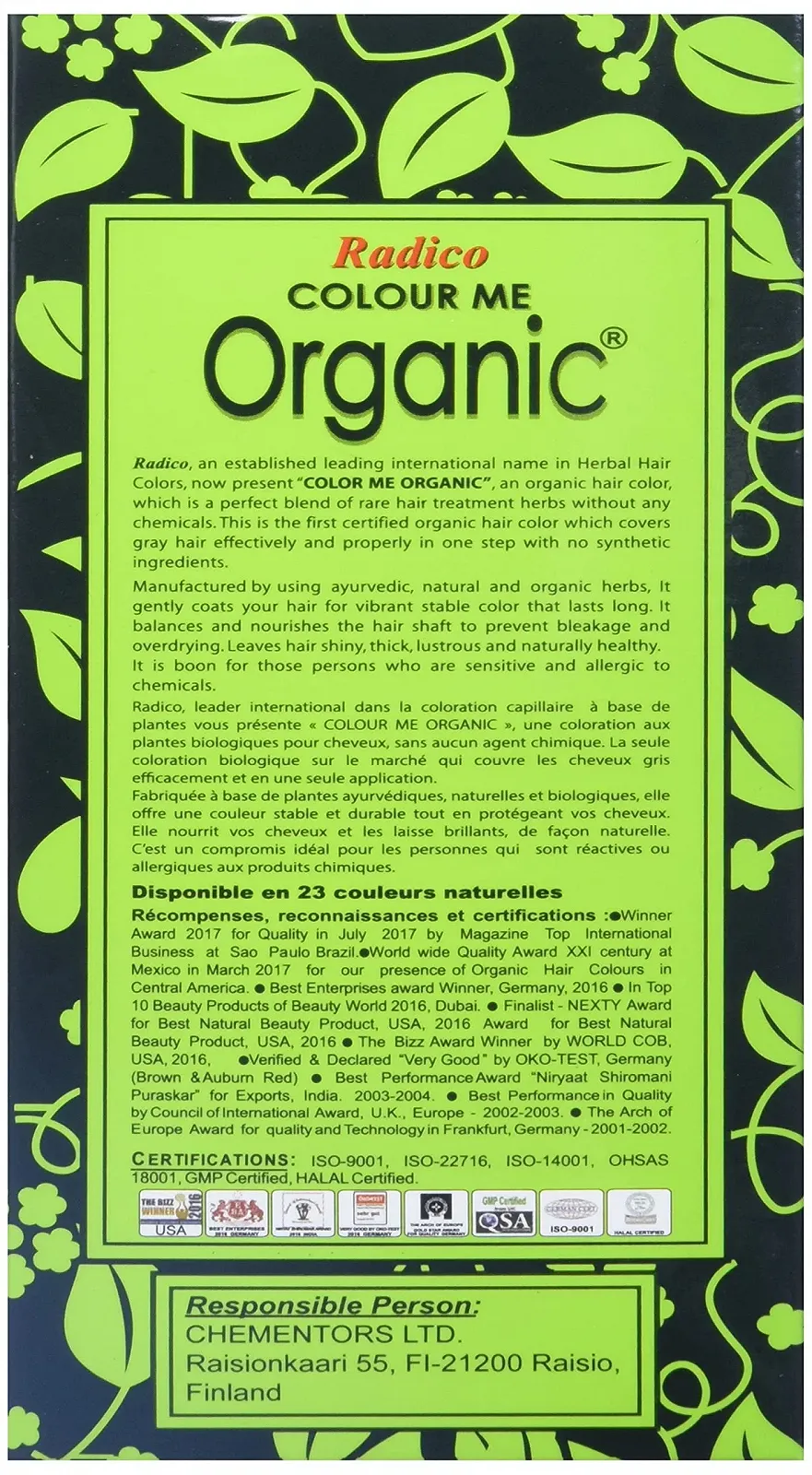 Рослинна фарба для волосся Radico Colour Me Organic Purple (Органічна, веганська, натуральна косметика) Фіолетовий, фото №3