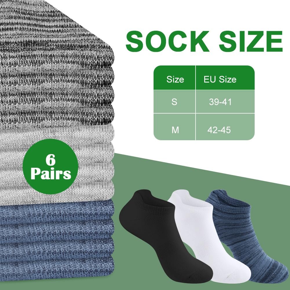 Тренировочные носки Bamboo flintronic для женщин, короткие спортивные носки, низкие летние носки, дышащие, с подкладкой, против волдырей, фото №6