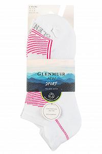 Жіночі спортивні шкарпетки GLENMUIR Patterned Padded, 3 пари в упаковці synthetic.ua - Фото 1