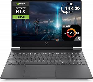 Ноутбук 15.6" HP Victus 15 Gaming AMD Ryzen 5 5600H RAM 16GB SSD 512GB GeForce RTX 3050 Ti Win11 (UKR) - Фото 1