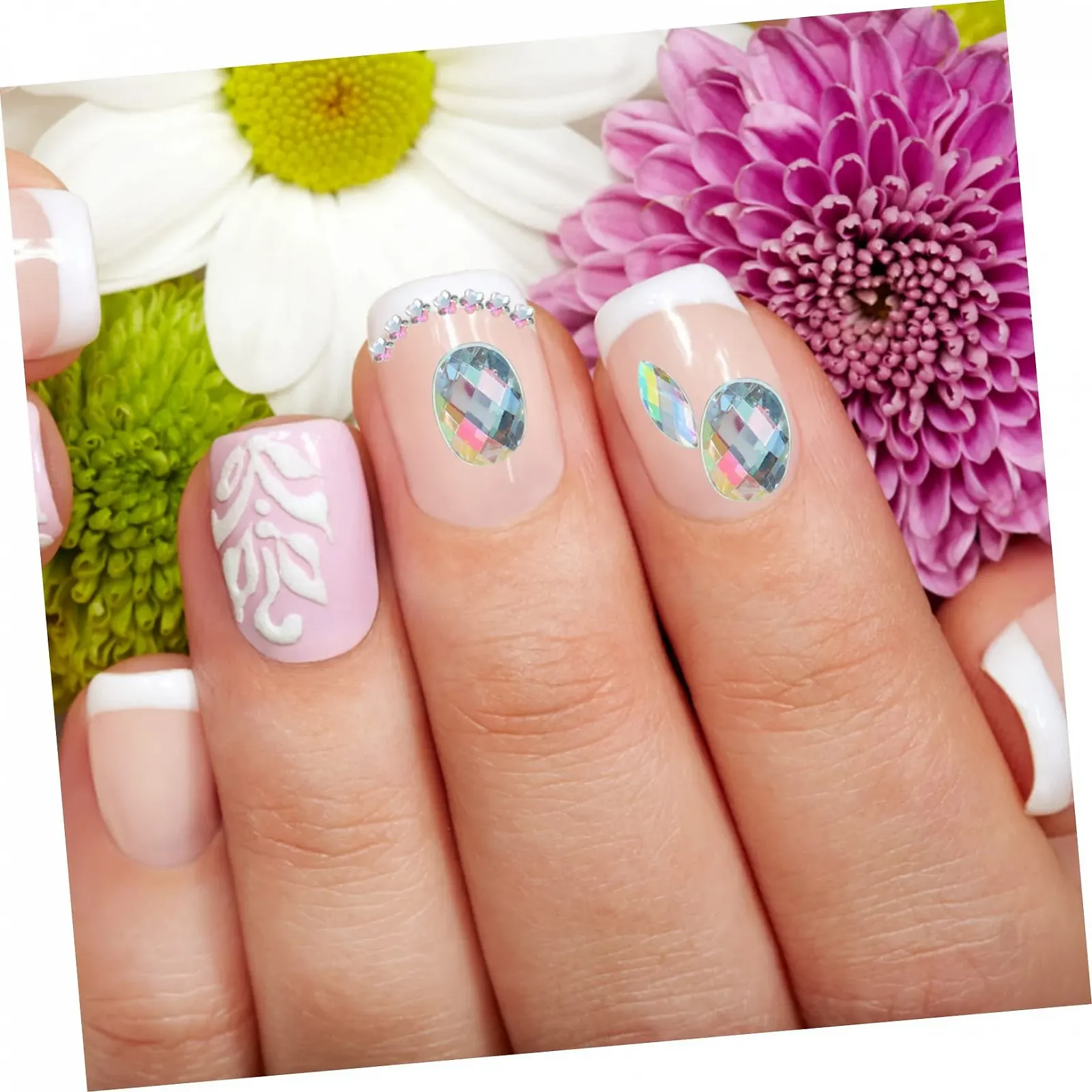 Стрази Плоскі Garneck Акрилові Камені 300 штук, фото №6