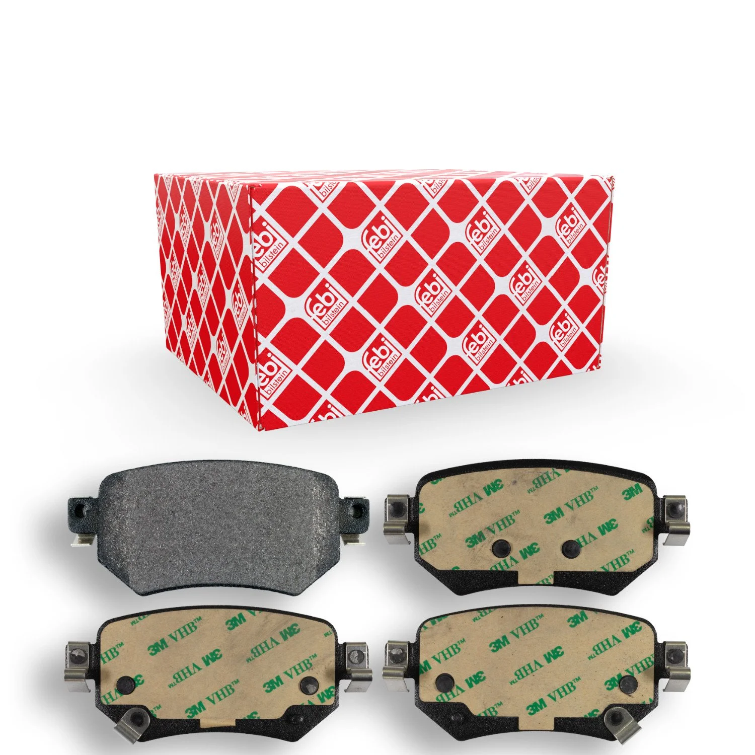 Комплект гальмівних колодок, дискове гальмо FEBI BILSTEIN 170664 для MAZDA задня вісь, фото №1