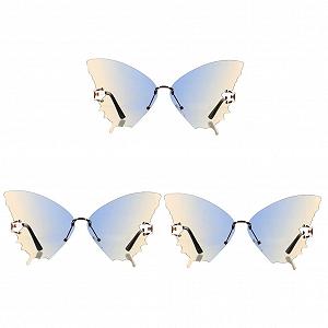 Сонцезахисні окуляри у формі метелика PACKOVE, 3 шт - Фото 1