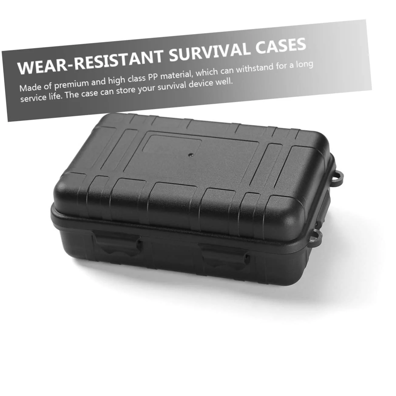 Контейнер для аварійного комплекту BESPORTBLE 4 шт, водонепроникний, міцний, герметичний корпус, ящик для інструментів, декоративний, чорний Pp, фото №5