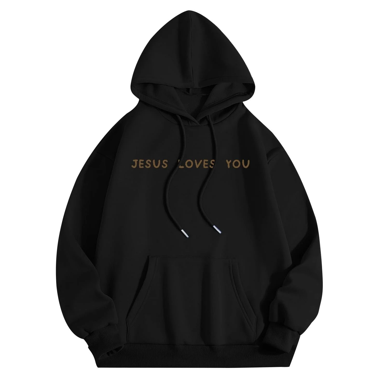 Унисекс свитшот 2025 с принтом двойных букв, с длинными рукавами, с карманом, флисовый, однотонный, для осени и зимы, фото №2 Унисекс свитшот 2025 с принтом двойных букв, с длинными рукавами, с карманом, флисовый, однотонный, для осени и зимы, фото №2