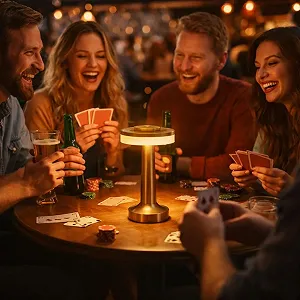 Настільна лампа Garosa Portable LED Touch Rechargeable 5V 1W USB 3-Color synthetic.ua - Фото 1