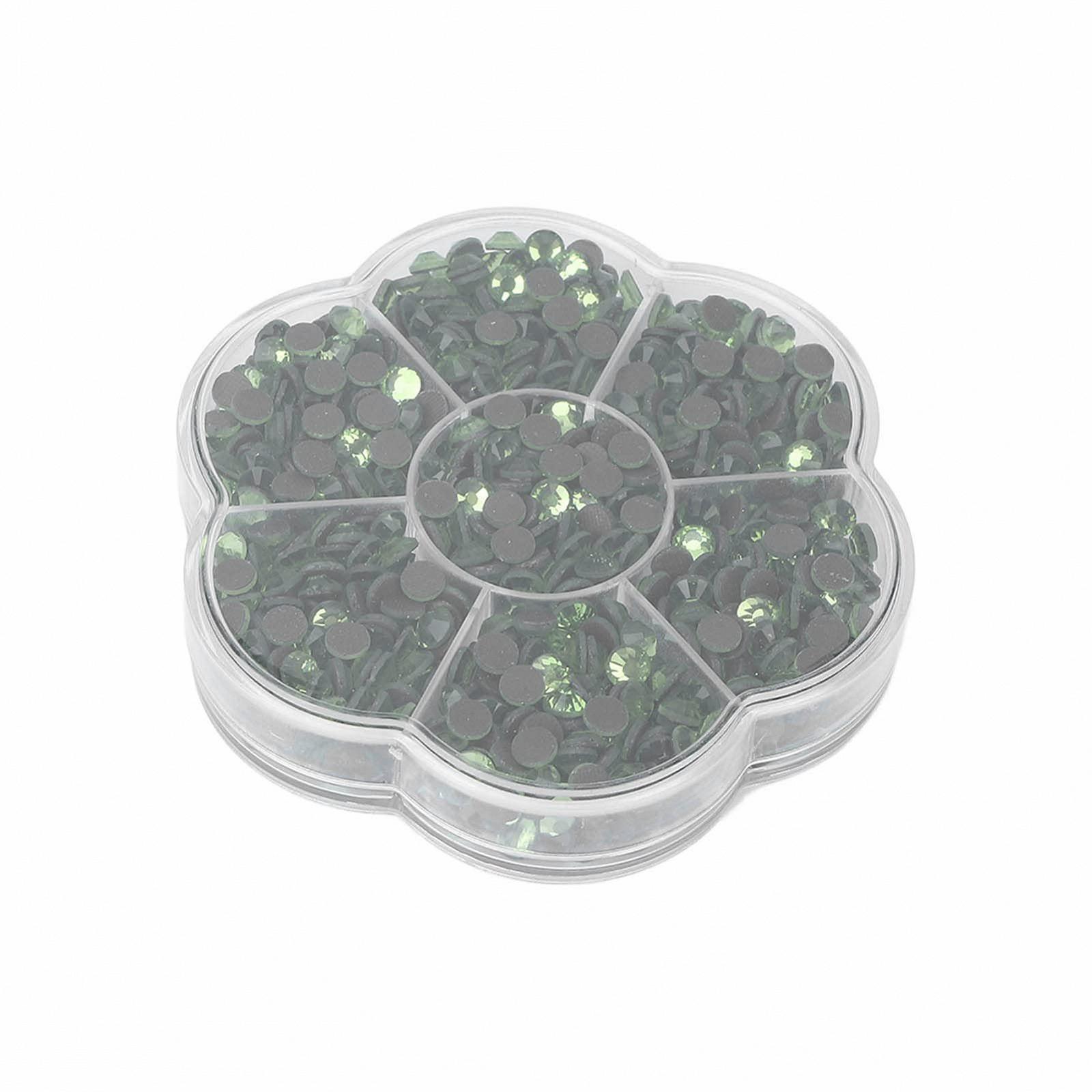 Стразы Emoshayoga Прозрачные Светло-зеленый JM201, 1000 шт, фото №4