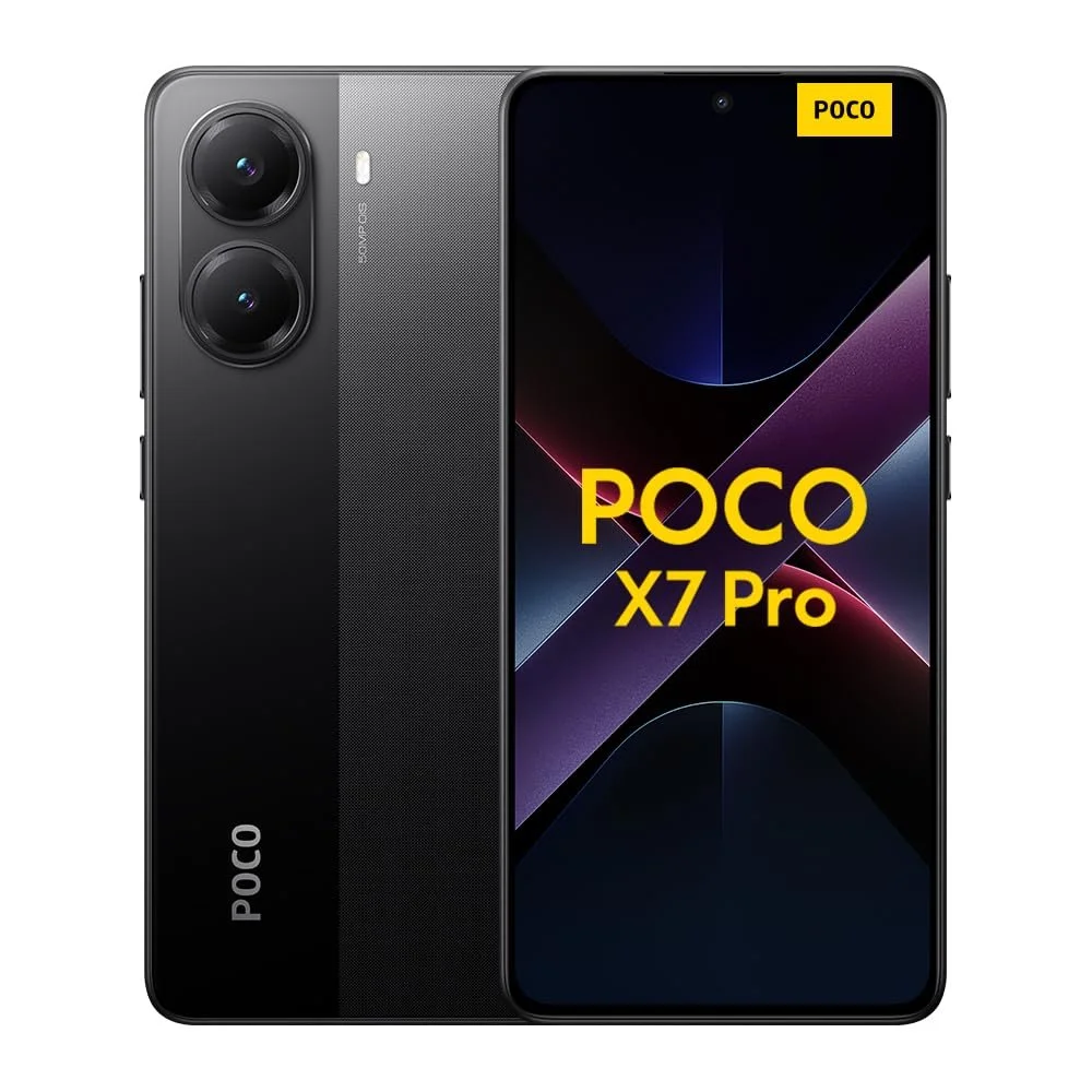 Смартфон Xiaomi Poco X7 Pro 12 + 512 ГБ Black, Основная камера 50 Мп с OIS, Аккумулятор 6000 мАч с HyperCharge 90 Вт, IP68, Функции AI, фото №1