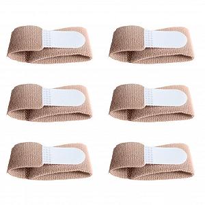 Разделитель для пальцев ног Набор из 6 дышащих манжет для выравнивания пальцев ног - Фото 1