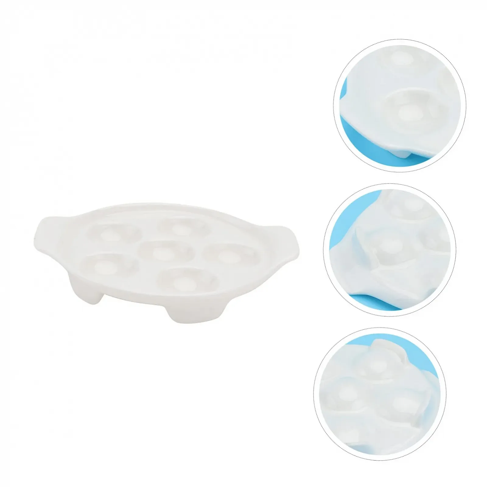 Форма для запекания улиток 1 шт керамическая белая, фото №6