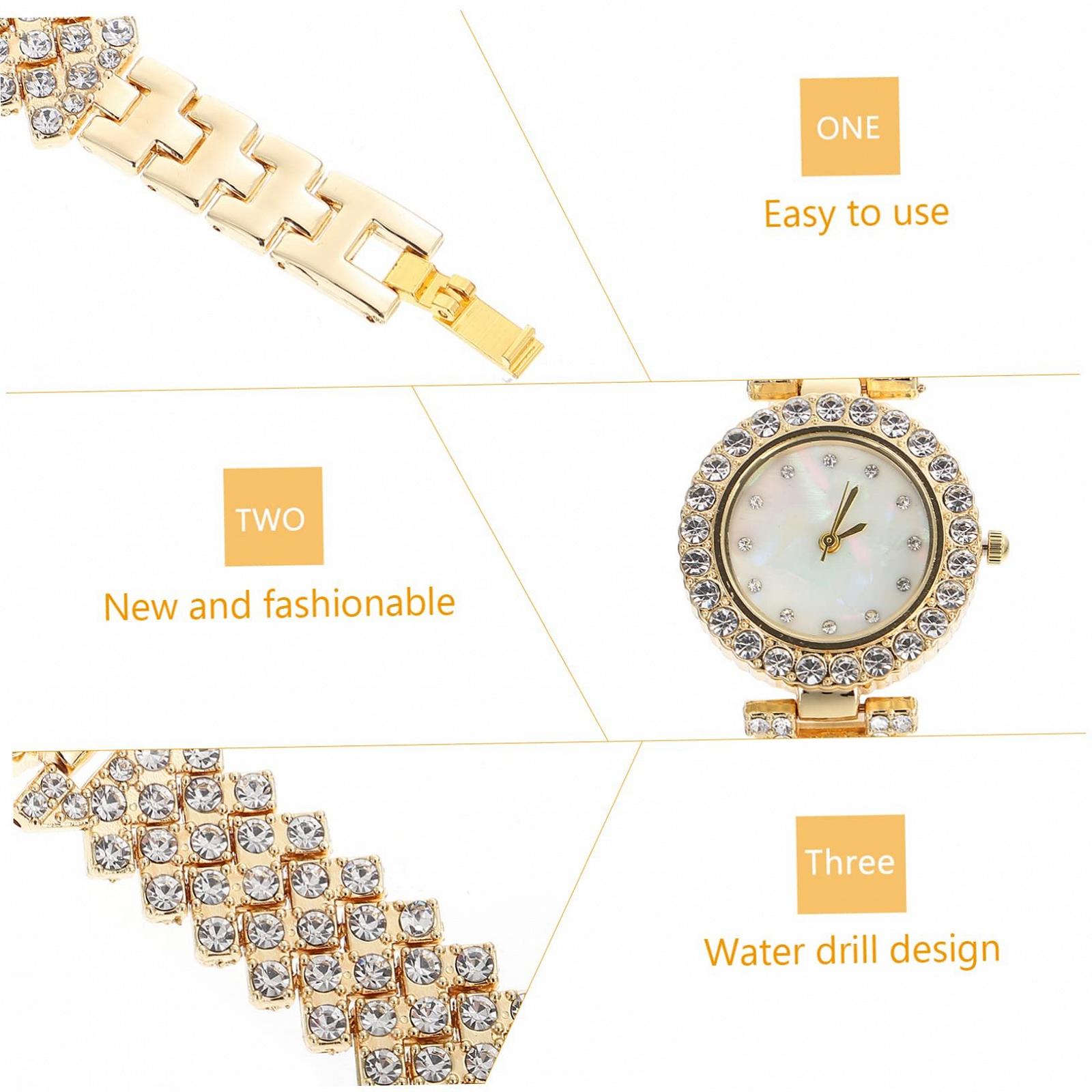 Годинник OATIPHO Золотистий Жіночий, фото №3