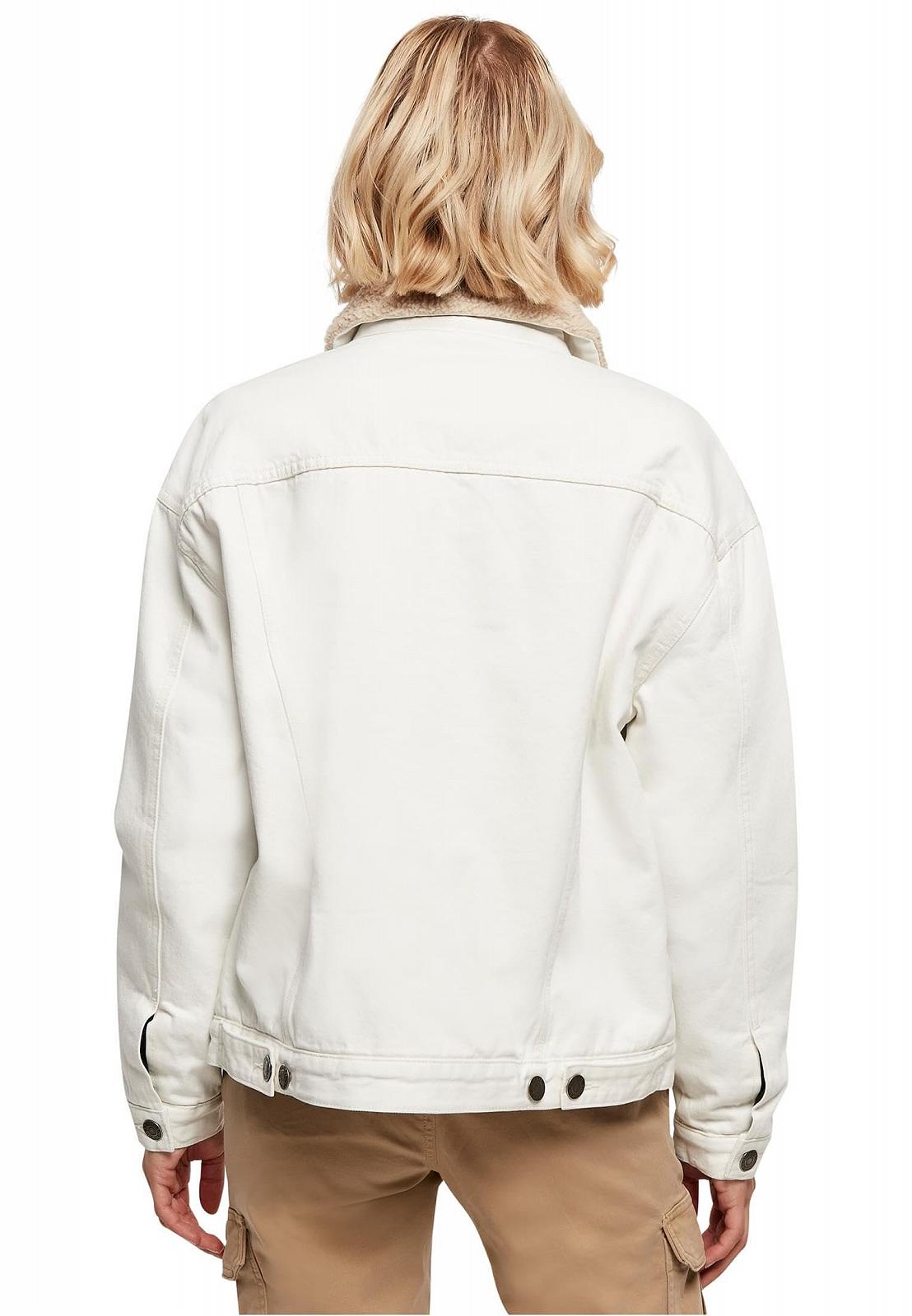 Женская Куртка Urban Classics Oversized Sherpa Denim, фото №4 Женская Куртка Urban Classics Oversized Sherpa Denim, фото №4