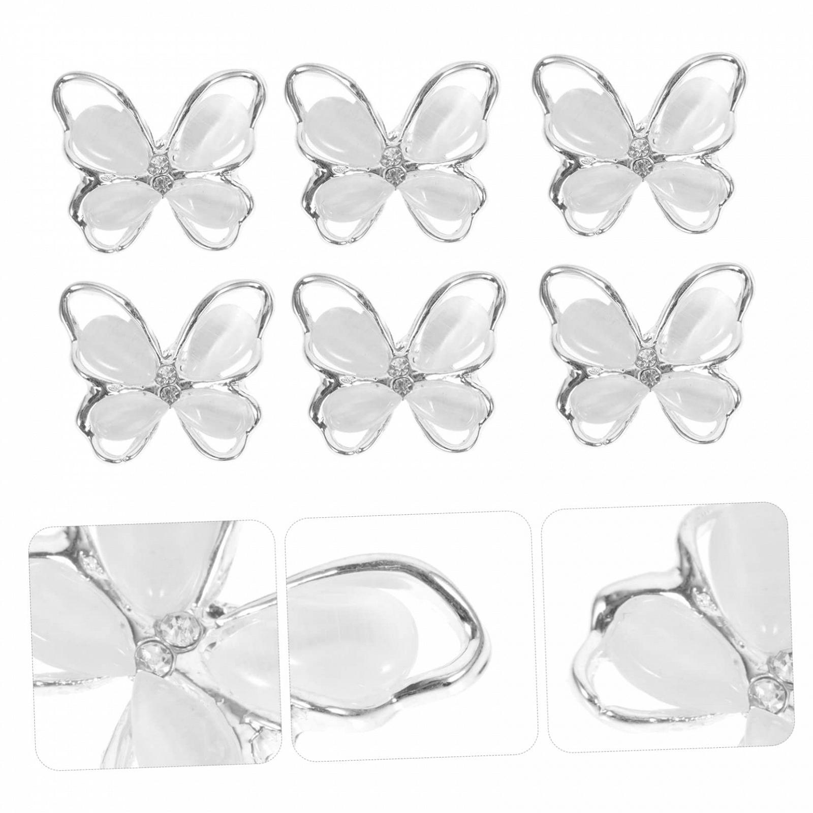 Украшения для ногтей Бабочки Healvian 4 набора 10 шт * 4, фото №5