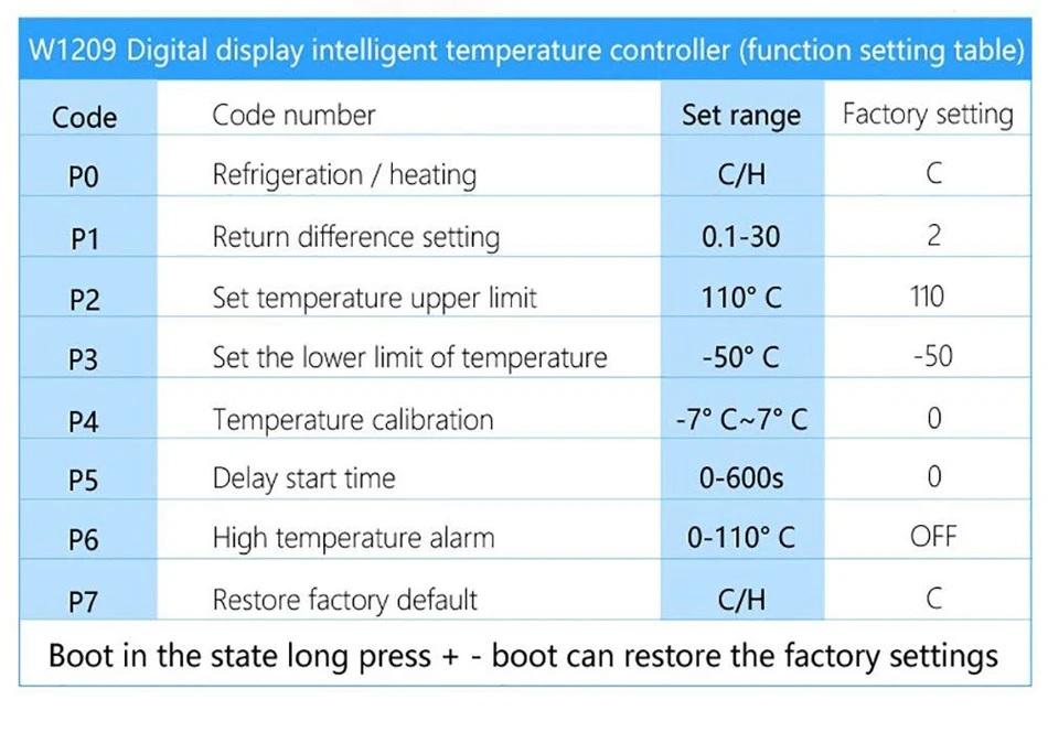 Терморегулятор цифровой термореле KoNO W1209 -50...+110С, фото №9