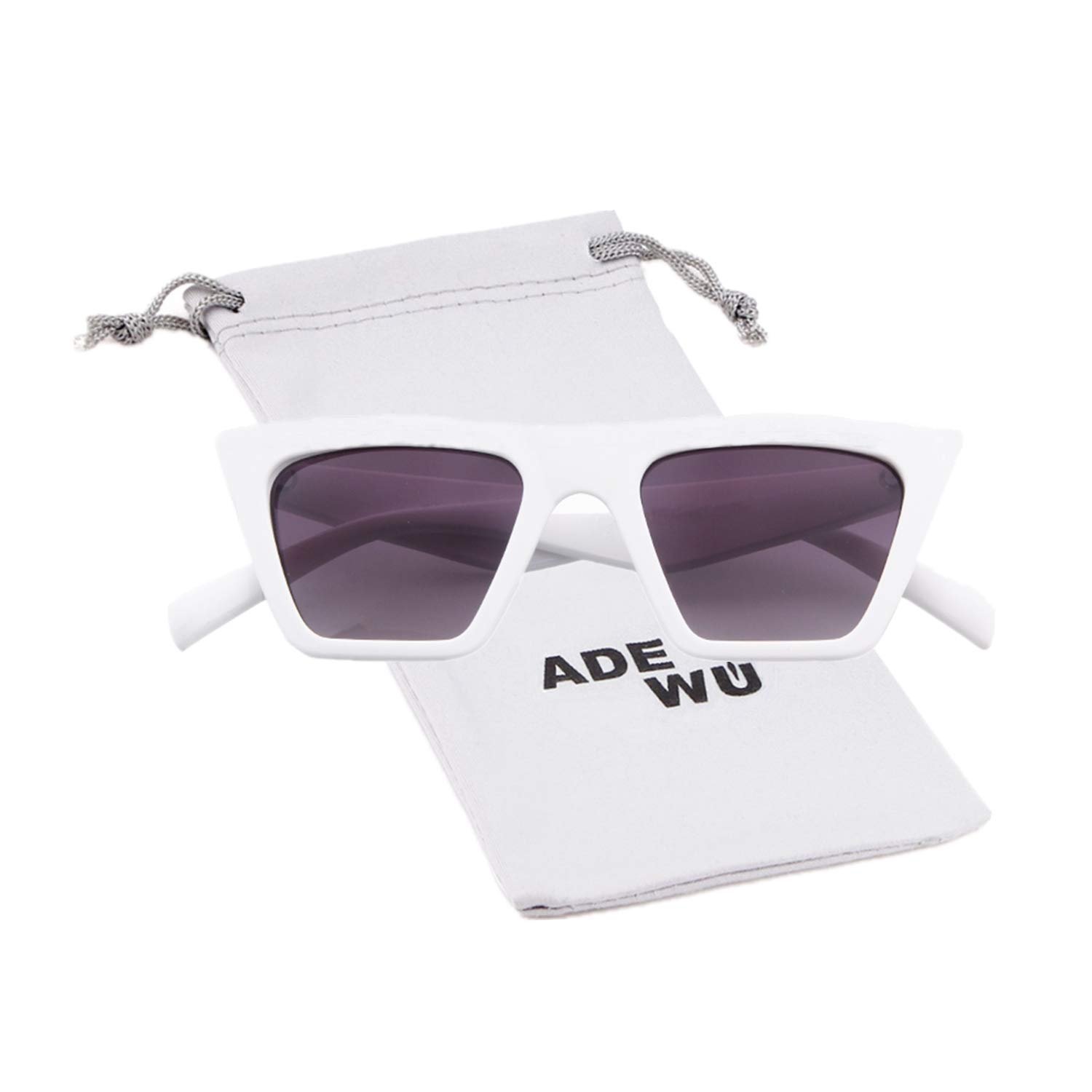 Сонцезахисні окуляри Жіночі Adewu Fashion Вінтажні Великі Котяче око, фото №6