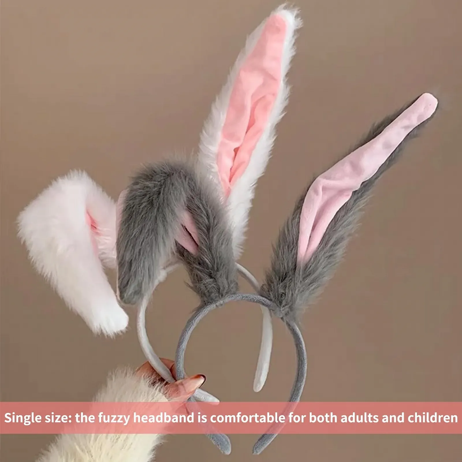 Обруч Вушка Кролика xianshi, 2 шт., фото №4