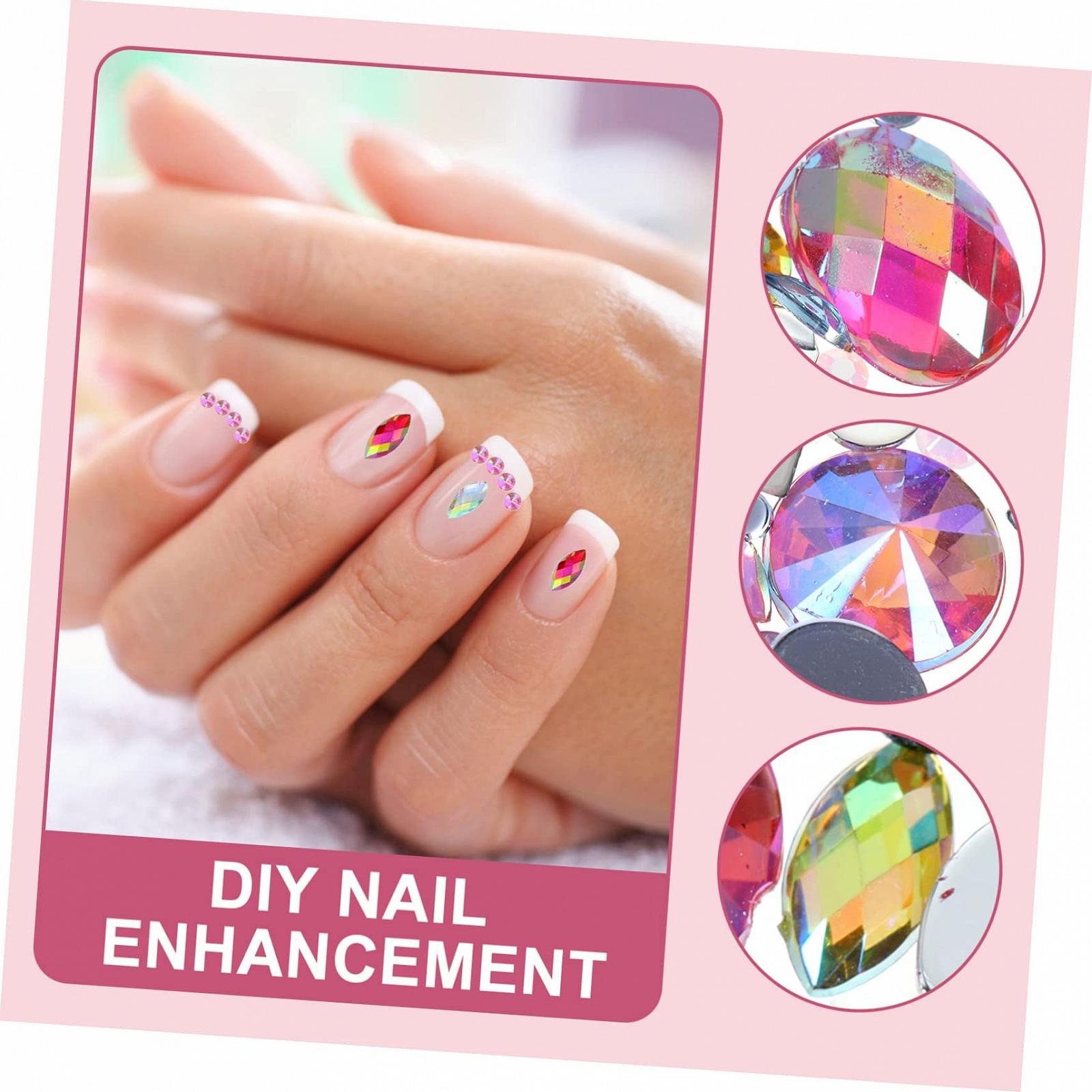 Стрази WOONEKY 300 штук, стрази для рукоділля, прикраси для акрилові, фото №4