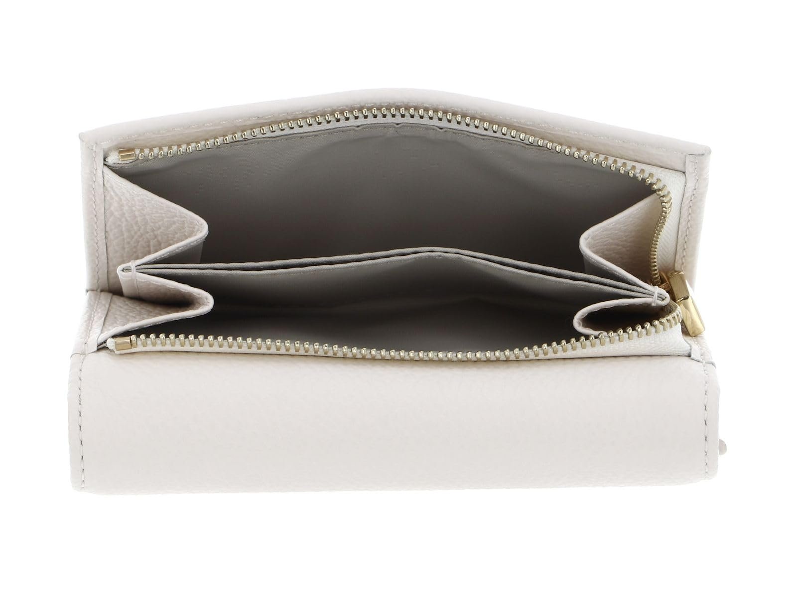 Гаманець Coccinelle Metallic Soft Grainy Leather білий, фото №2
