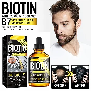 Сыворотка KOAHDE для роста волос, Средства для роста волос, Сыворотка для быстрого роста волос, Сыворотка против выпадения волос, Биотиновое масло для волос, Сыворотка для роста волос synthetic.ua - Фото 1