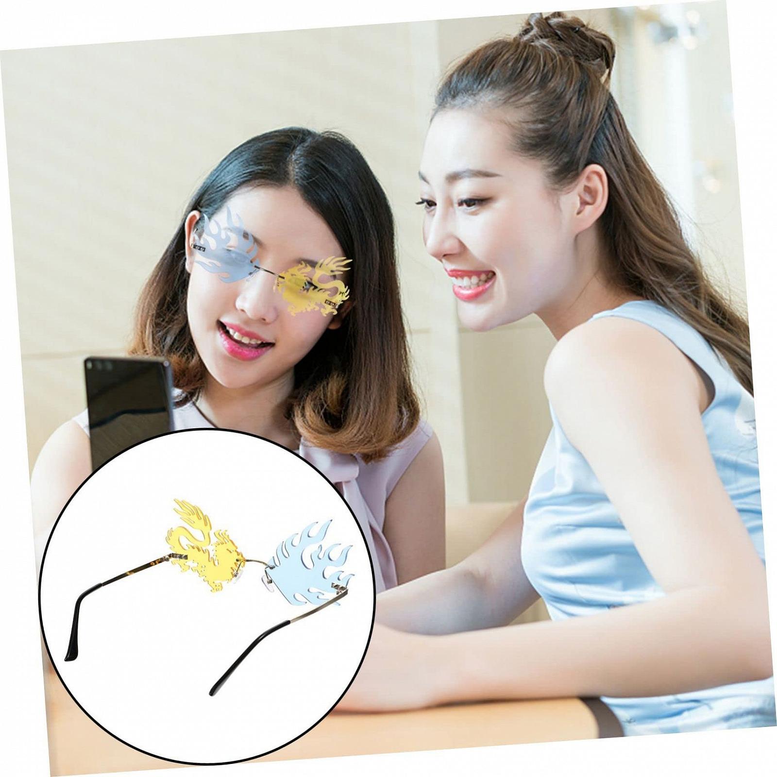 Сонцезахисні окуляри Dragon Aisoway WRITWAA, 3 шт, Без оправи, Метал, ПК, фото №3