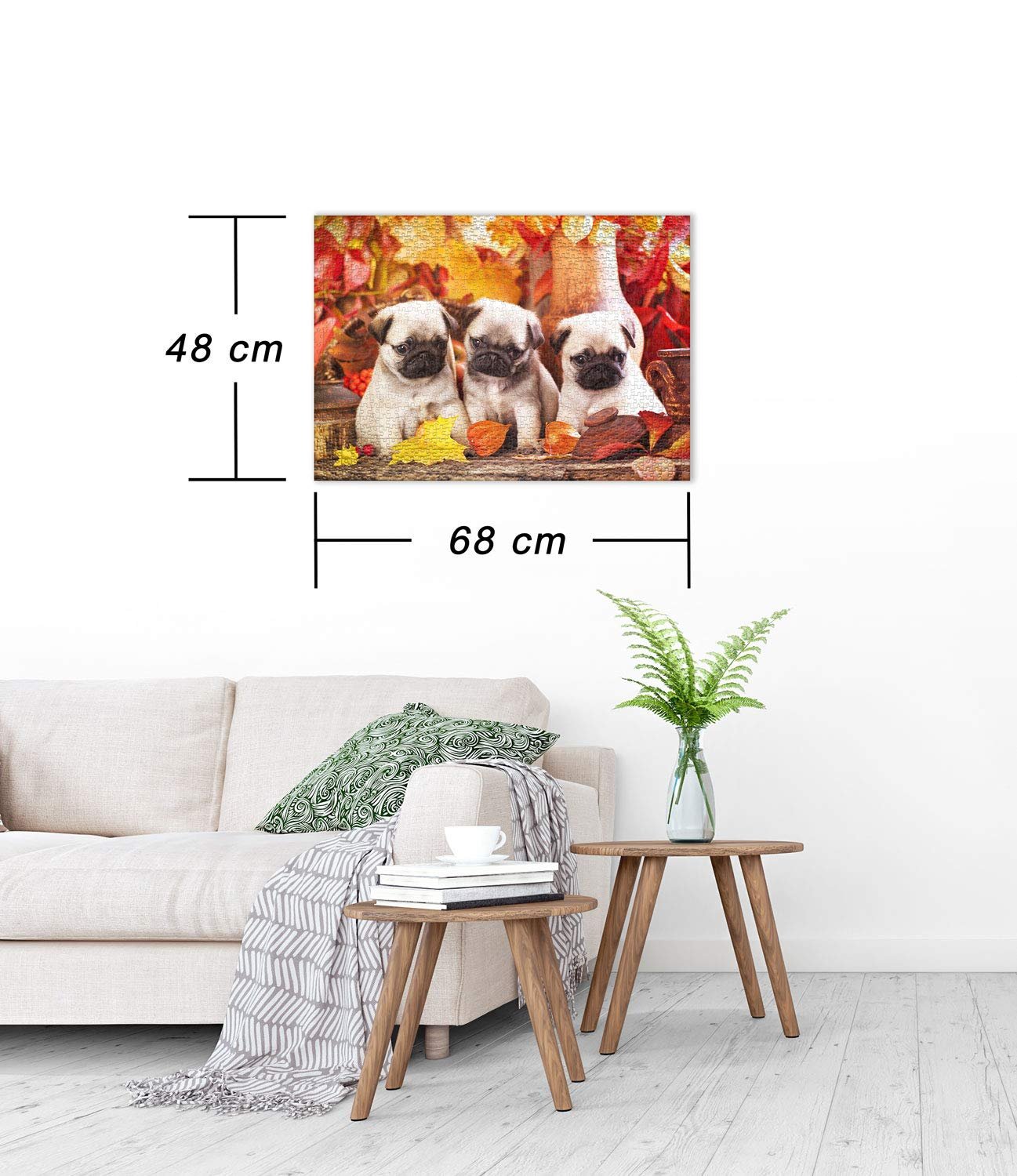 Пазл Ulmer Puzzleschmiede Classic Puppy Happiness 1000 деталей Тварины, фото №3