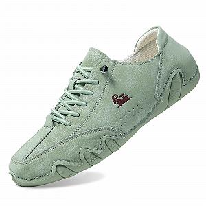 Черевики Barefoot из кожи Alpaca Высокие Черевики-ковбойки Итальянская мода Трекинговые Водонепроницаемые Черевики цвета хаки Размер 34-50 EU - Фото 1