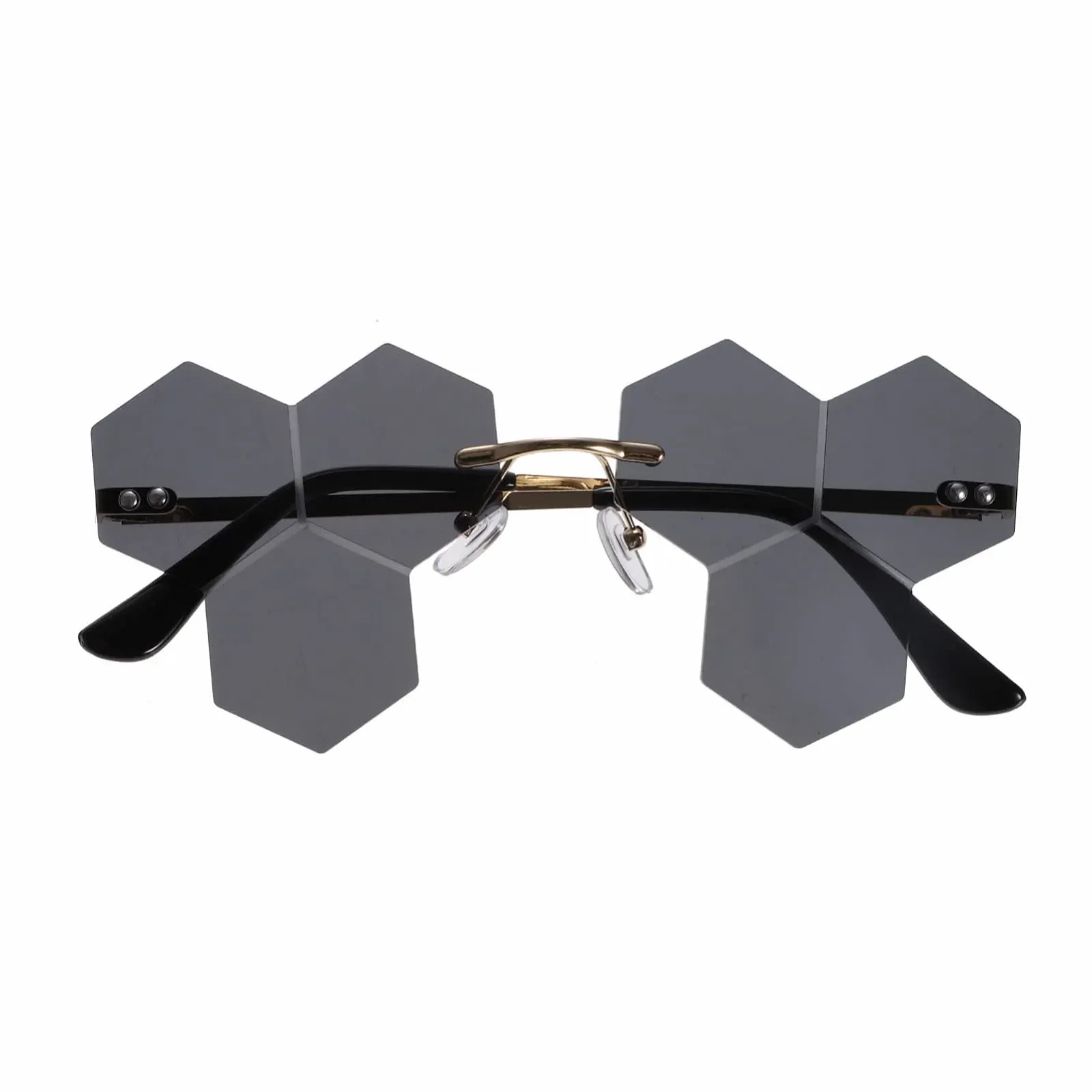 PACKOVE 4 пари багатоцільових сонцезахисних окулярів, великі безрамкові, фото №1