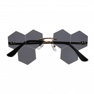 PACKOVE 4 пары многоцелевых солнцезащитных очков, большие безрамочные - Фото 1