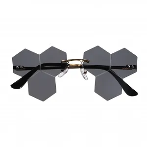 PACKOVE 4 пари багатоцільових сонцезахисних окулярів, великі безрамкові - Фото 1