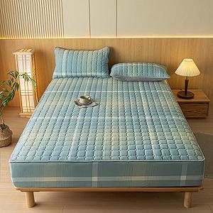 Наматрасник HAIBA 180 x 200 см Мягкий Трикотажный Простынь Очень Толстый и Мягкий Наматрасник до 30 см Высоты Матраса - Фото 1