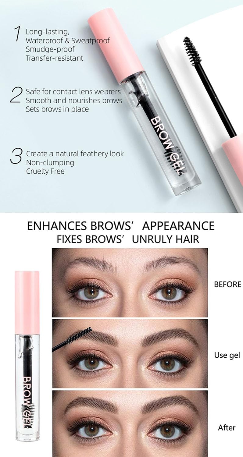 Мило для брів 2шт Прозоре Віск гель, фото №2