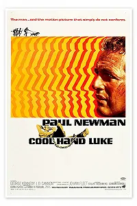 Постер Paul Newman The Unyielding 40 x 60 см Оранжевый - Фото 1