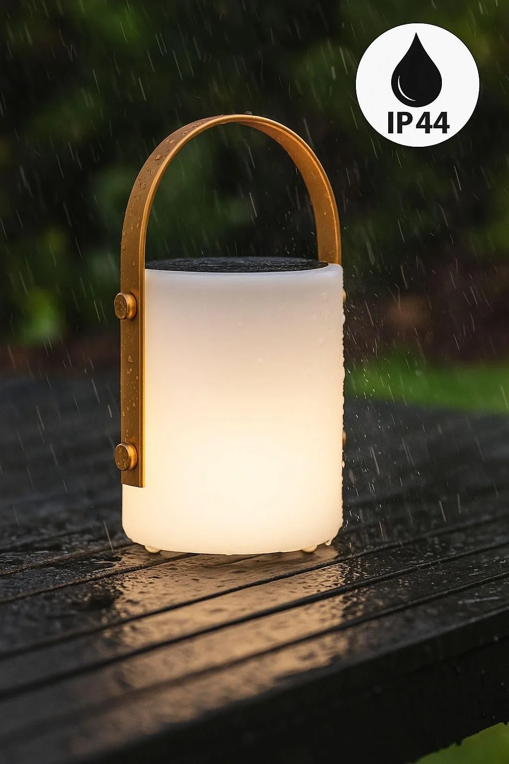 Настільна лампа FHL Easy Bari 850273 Вулична Сонячна RGB LED 0,6 + 0,5 Вт 40 лм Біла, фото №4