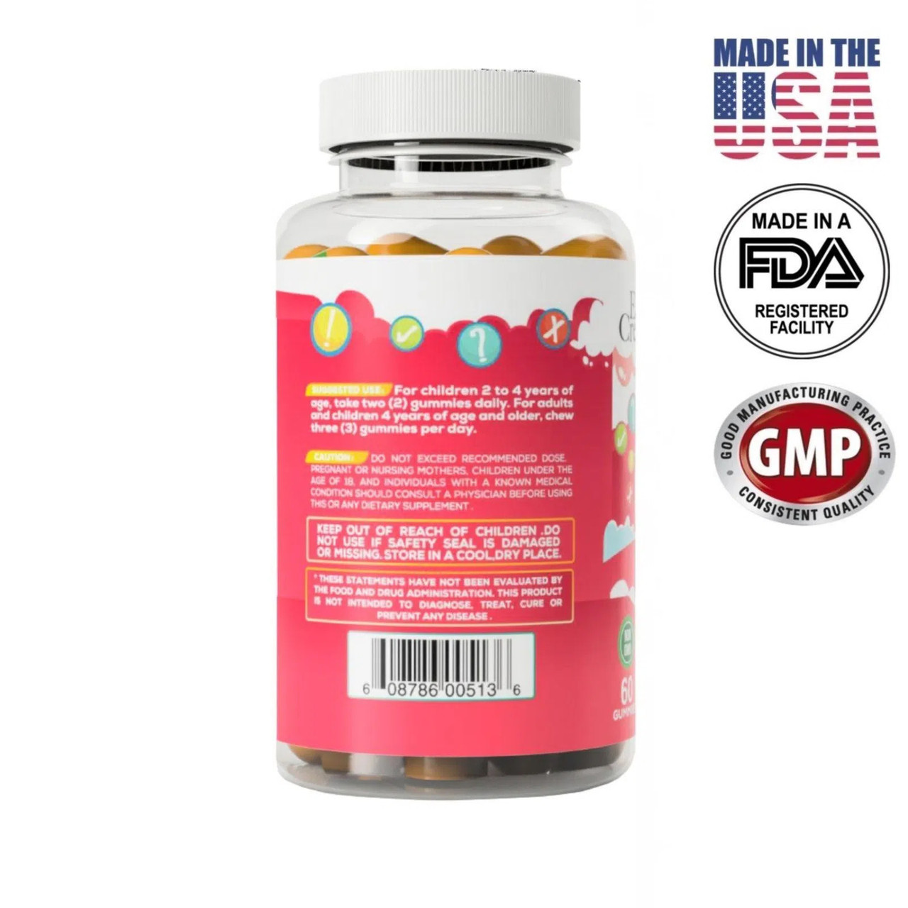 Детская омега Kids Omega 3 DHA 60 Gummies, фото №2