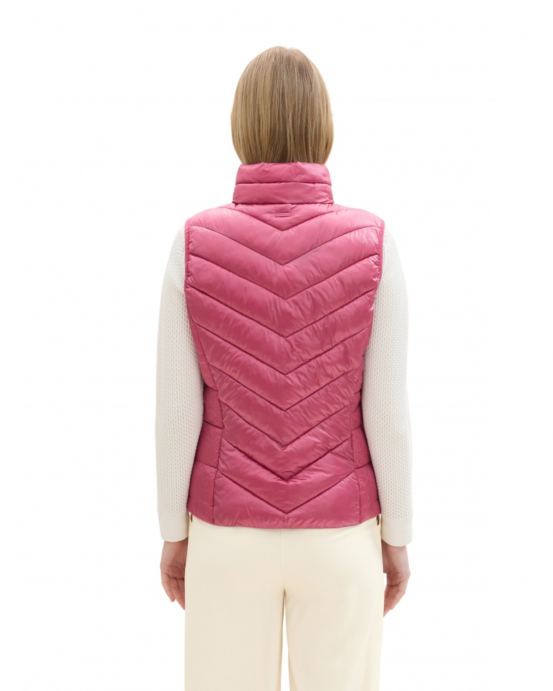 Безрукавка LIGHT WEIGHT VEST 1041486-16348 Tom Tailor Розовий L, фото №2